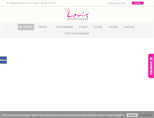 Tablet Screenshot of lenis.pl